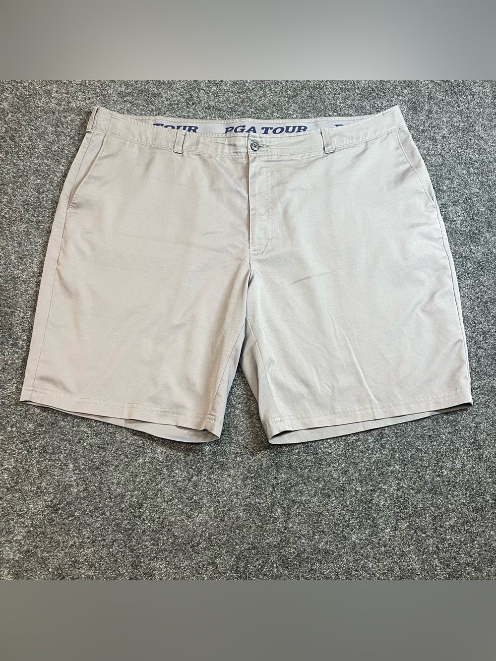 PGA TOUR Gray Performance Golf Shorts Men’s 44 Stretch Casual Athletic